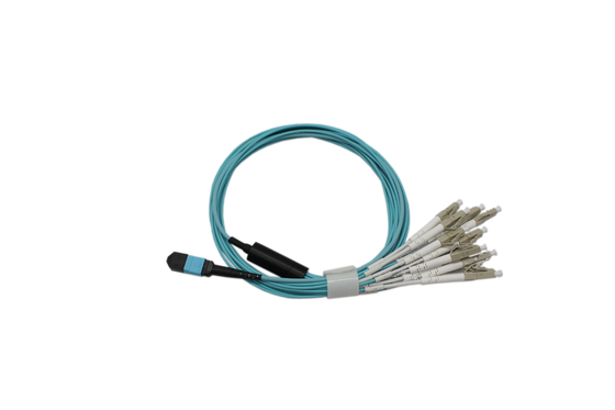 OM3/OM4 MPO Connector 12 Fiber MPO Trunk Cable 8/12/24F MTP MPO Cable For Data Center Room