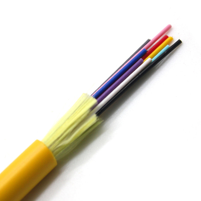 Tight-buffered Multimode Distribution Fiber Optic Cable for 2-24 Cores Bundle