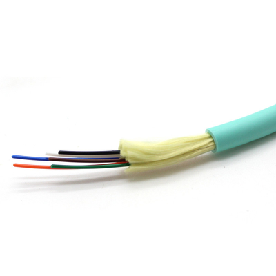 OM3 OM4 Indoor Fiber Optic Cable with 10D/20D Bending Radius and LSZH Outer Jacket Material