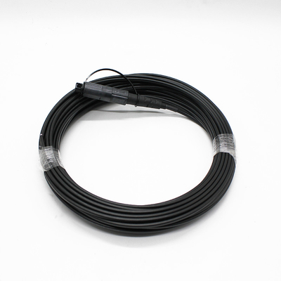 Fiber Count 2 Waterproof Optitap Corning SC APC Connector Fiber Optic Patch Cord With G657a1 G657a2 Single Mode Flat Drop Cable Wavelength 1310/1550nm