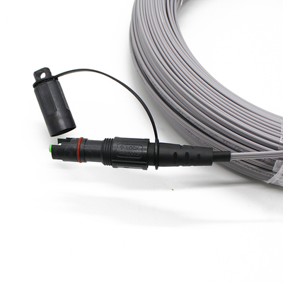 Outdoor Waterproof Fiber Optical Cable Assembly PDLC/ODVA 7.0mm 2 Cores  for CATV, LAN, Telecom network
