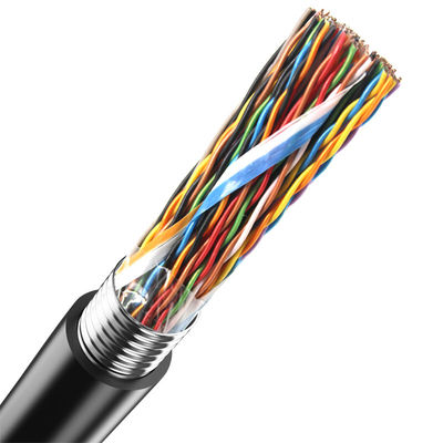 Cat3 Hyv Hya 24AWG 10 25 50 100 200 Pairs Underground Bare Copper Telephone Communication Cable