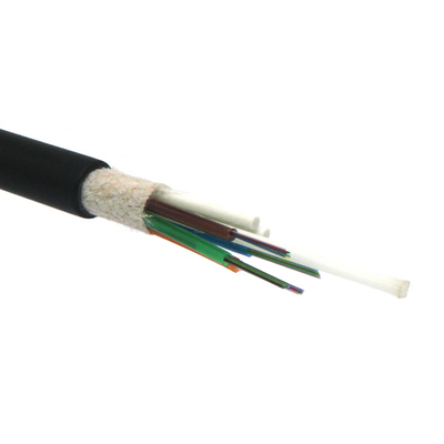 24 Cores Duct Optical Fiber Cable PE Jacket GYFTY Fiber Cable