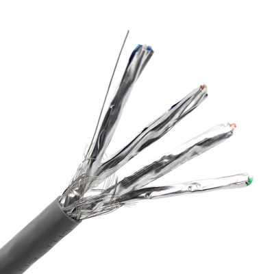 เครื่องเชื่อมต่อเครือข่ายแบบกําหนดเอง 1000ft 305m Cat7 Cat8 22AWG 23AWG เครื่องเชื่อมต่อเครือข่ายสําหรับศูนย์ข้อมูล