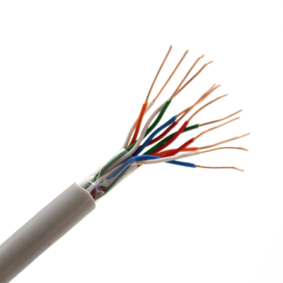 Cat3 UTP / FTP 24AWG สายโทรศัพท์หลายคู่ภายใน 10 / 16 / 20 / 25 / 50 คู่ผู้ผลิต