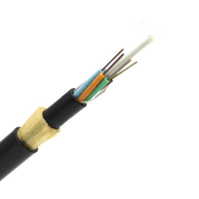 หลอดลอย All Dielectric Non-Metallic ADSS สายไฟเบอร์ออปติก 24 48 96 คอร์ 80m 120m Span