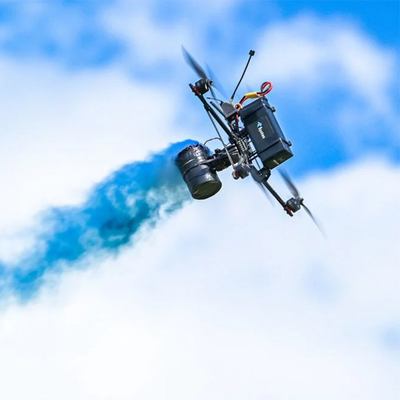 5-30KM FPV Drone ไฟเบอร์ออปติกเคเบิ้ล Ultra-lightweight Airborne SKY ไฟเบอร์ออปติกเทรย์โมดูล