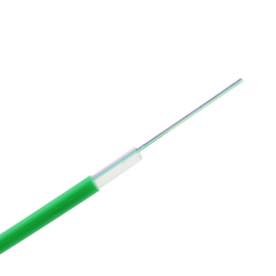 24 คอร์ไมโครเคเบิล Gcyfty สายไฟเบอร์ออปติกที่เป่าด้วยอากาศสําหรับการส่งข้อมูลที่เรียบร้อย ความยาวมาตรฐาน 1000m