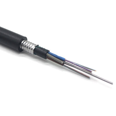 สายเคเบิลใยแก้วนำแสงภายนอกอาคารแบบหุ้มเกราะโหมดเดี่ยว 48/96/144 CORE สายเคเบิลสื่อสาร อินเทอร์เน็ต GYTY53 GYTA53 สายเคเบิลสื่อสาร