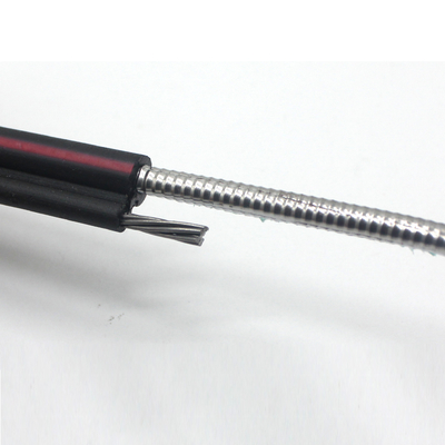 GYC8A/GYTC8Y Aerial Armored Self-supported Mini Figure 8 สายไฟเบอร์ออปติก 8 คอร์ 12 24 48 คอร์