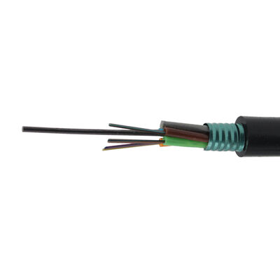 48 Core Armored Fiber Optical Cable GYTS Wire Stranded Loose Tube Single Mode Fiber Optic Cable