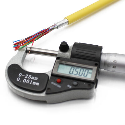 สายเคเบิลโทรคมนาคมใต้ดินกันน้ำ CAT3 20 25 30 50 แบบมีฉนวนหลายคู่