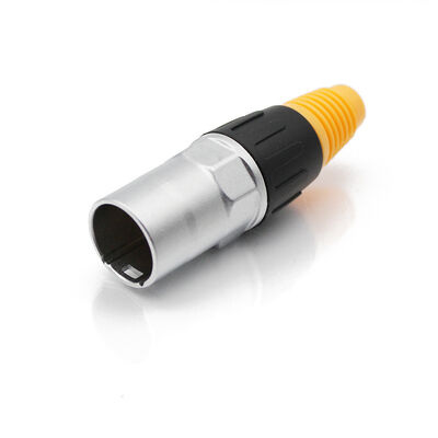 คุณภาพสูง 8P8C RJ45 เครื่องเชื่อมกันน้ํา RJ45 Ethernet Connector ชาย