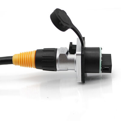 สายเคเบิล RJ45 ที่รองรับ EtherCON CAT6 10Gbps สายเคเบิลอีเธอร์เน็ตอุตสาหกรรมแบบป้องกันทองแดงปราศจากออกซิเจนสำหรับ Audio Video DMX