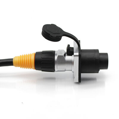 1 ม. LED HD รวมหน้าจอสัญญาณสาย RJ45 สายเคเบิลเครือข่ายคู่ XLR ตัวผู้ IP68 กลางแจ้งสายกันน้ำ