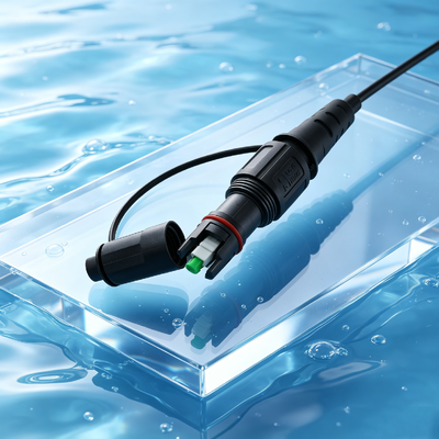 Corning Pre Connectorized Cable Connector RRU BBU Fullaxs Flat Drop Cable สายเคเบิลกลม สายแพทช์กันน้ำ Pigtail