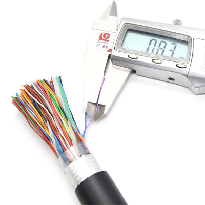 CAT3 สายโทรศัพท์ 25 30 50 100 200 คู่ สายโทรศัพท์ 0.4mm 0.5mm 0.6mm สายทองแดงหลายคู่