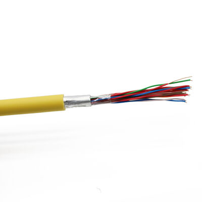 สายเคเบิลเครือข่ายหุ้มฉนวน Cat3 HYV HYAT 10 20 25 50 คู่ 26AWG/24AWG สายโทรศัพท์ภายในอาคารและภายนอกอาคาร