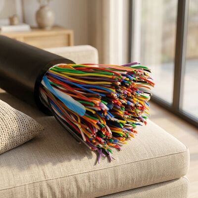 สายโทรศัพท์ Cat3 UTP 16 คู่ 24AWG ทองแดงบริสุทธิ์ สำหรับใช้ในร่มและกลางแจ้ง
